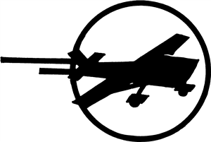 Silhouetted Plane Motif