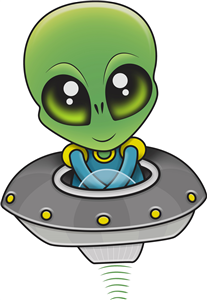Alien In Spaceship