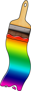 Rainbow Paint Brush