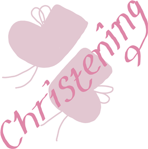 Christening a baby girl