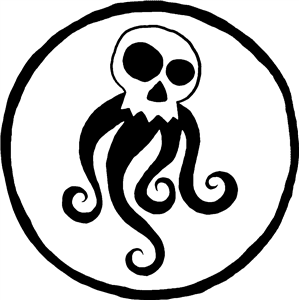 Skull With Tentacles Motif