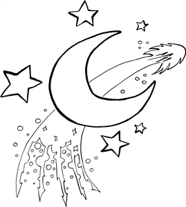 Night Sky & Comet