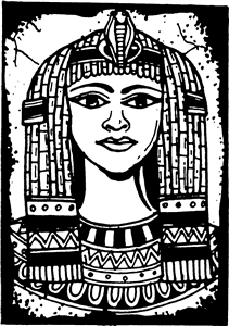 Egyptian Lady Motif