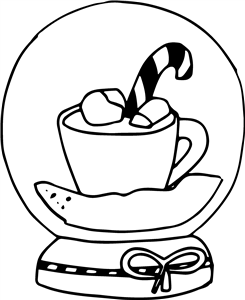 Hot Chocolate Snow Globe