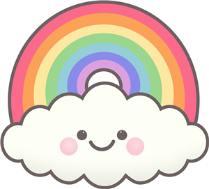 Happy Rainbow Cloud