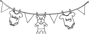 Baby Boy Bunting