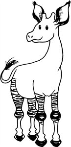 Cute Okapi