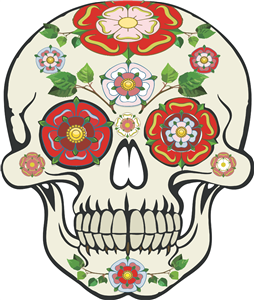Lancashire Rose Sugar Skull