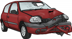 Crashed Car