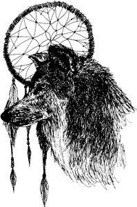 Native Spirit Wolf
