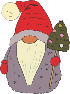 Christmas tree gnome 