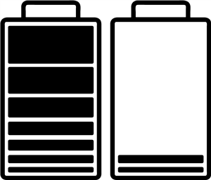 Low & Full Battery Symbols