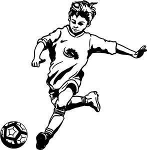 Child Playing Football