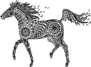 Patterned Horse