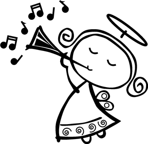 Cute Musical Angel