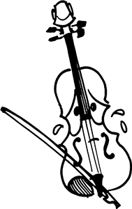 Cartoon Violin