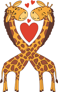 Giraffes In Love