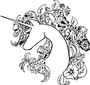 Floral Unicorn