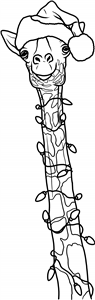 Christmas Giraffe