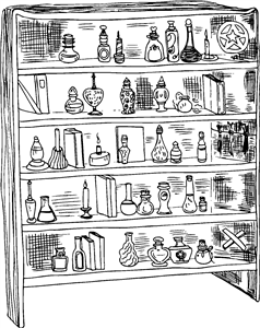 Potions Shelf