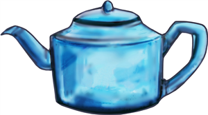 Blue Tea Pot