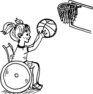 Disabled Basketball Player