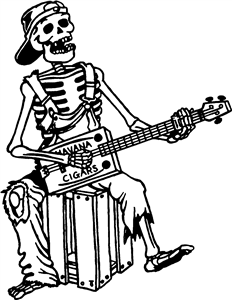 Box Guitar Skeleton