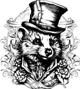 vintage opossum 