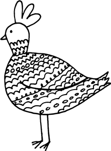 Patterned Chicken