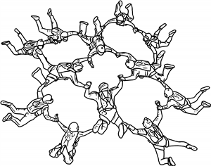 Skydiving Formation