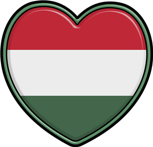 Hungary Flag Heart