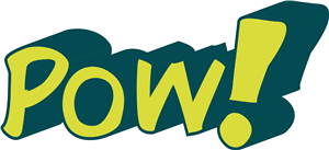 POW! Comic Book Word Pop Art Text 