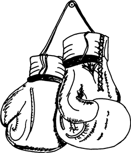 Hanging Boxing Gloves