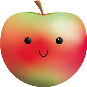 Cute Apple Face