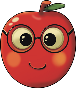 Red Apple Cartoon