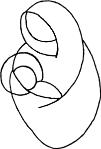 Abstract Madonna & Child