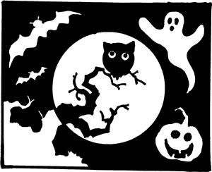 Spooky Halloween Scene