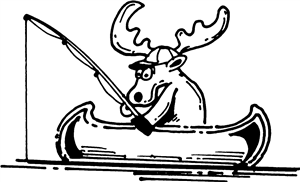 Fishing Moose