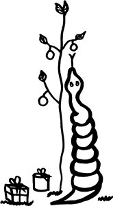 Snake & Christmas Tree