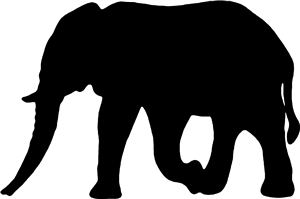 Elephant Silhouette