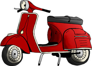 Red Scooter