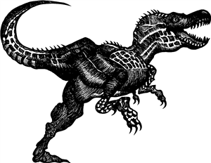 Running Dinosaur